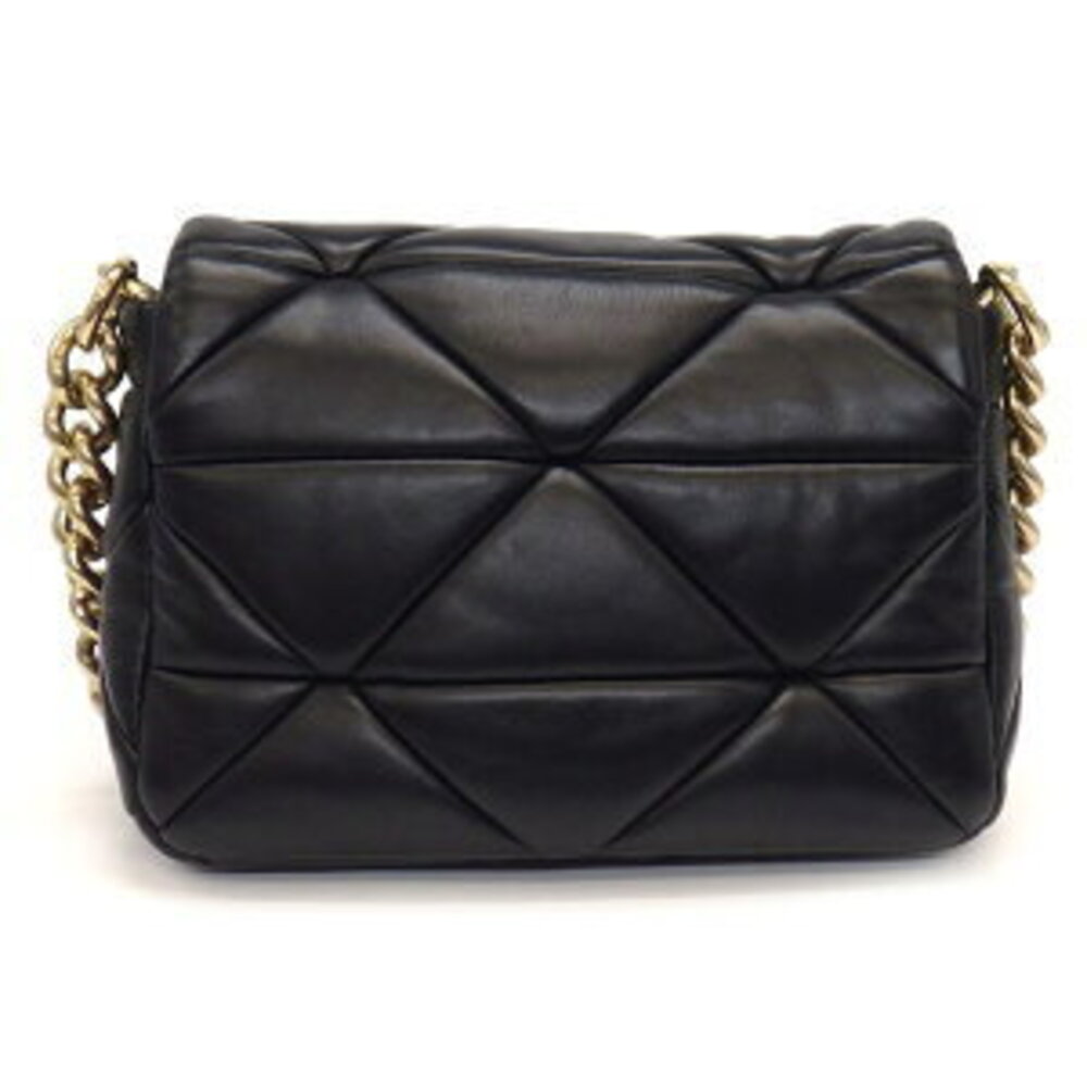 Prada Spectrum Patchwork Quilted Shoulder Bag Bla… - image 2